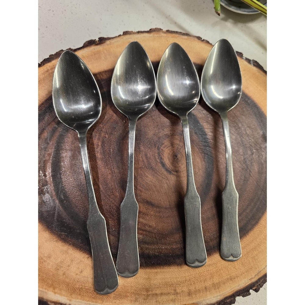 Lot Of 4 Lifetime Cutlery LCU 64 Table Spoons Stainless Vintage - Picture 11 of 14
